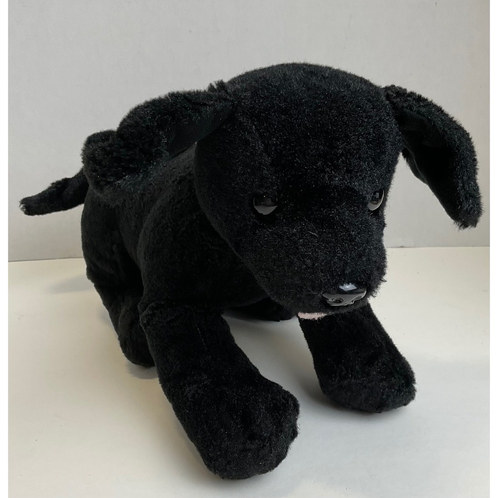 Melissa & Doug Benson Black Lab Plush Stuffed Animal Dog 7484 Black 12 inch
